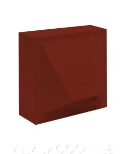 "Molokai" Red Geometric Breeze Blocks, by Villa Lagoon Tile.