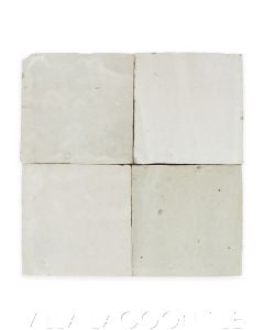 "Oyster Shell" Glazed Zellige, a Moroccan Mosaic Tile, from Villa Lagoon Tile.