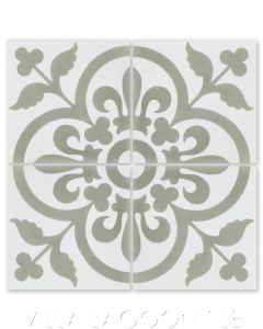"Raylen A Sencillo" French Cement Tile, from Villa Lagoon Tile.