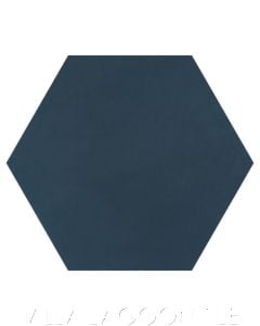 Solid Hex Navy Cement, SB-4061, from Villa Lagoon Tile.