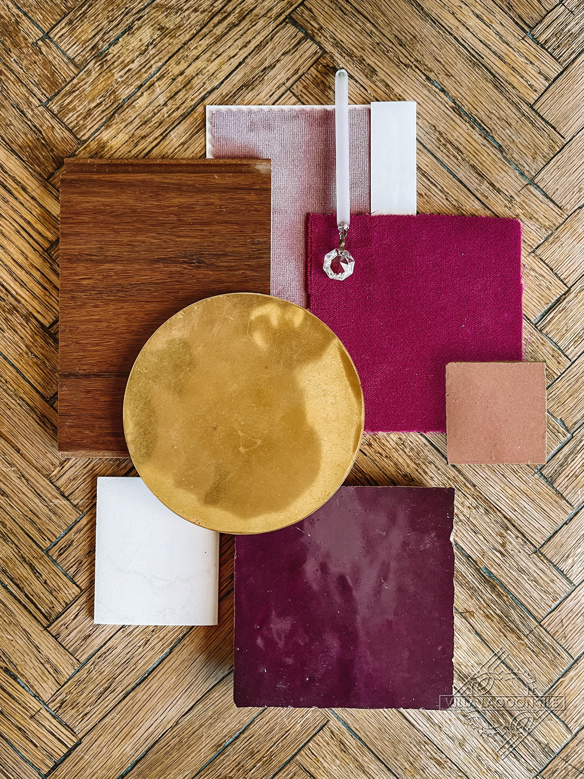 Thistle Zellige Moody Material Palette