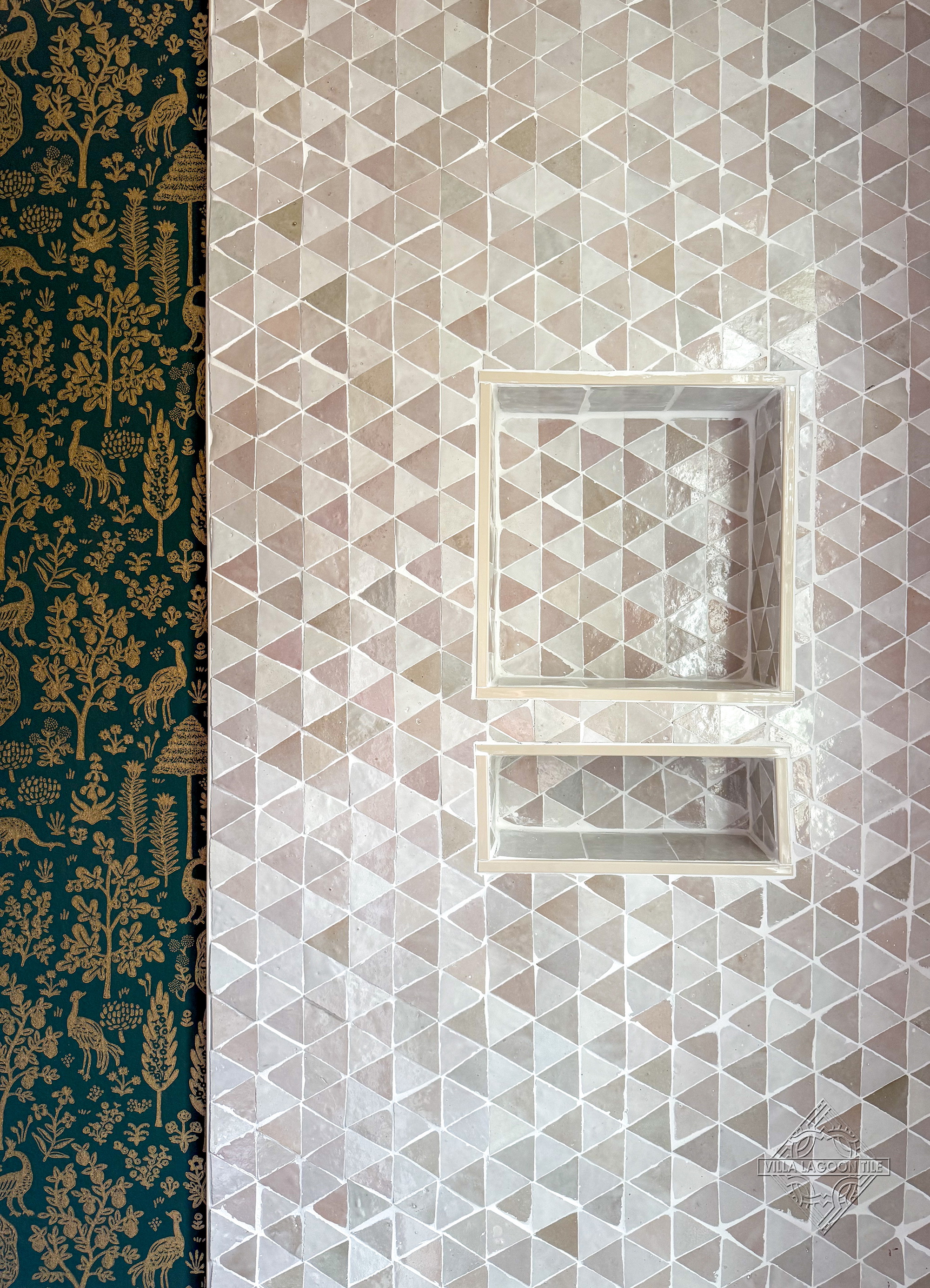 geometric-mosaic-zellige-tile-shower-niche-detail