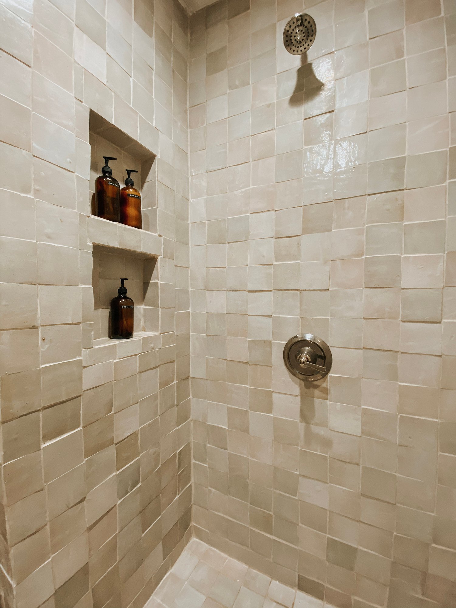 4Inch Square Moroccan Zellige Villa Lagoon Tile