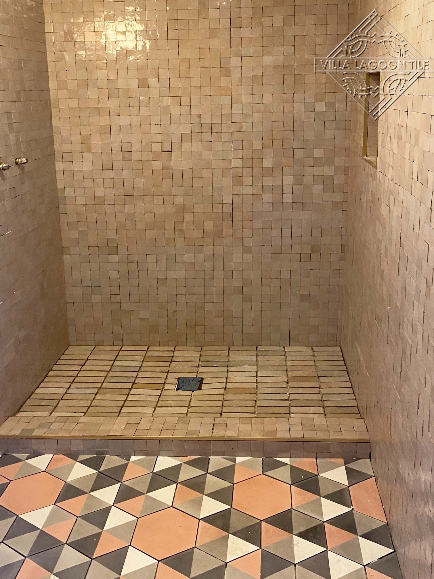 Solid Hex Smoky Coral (SB5005) Villa Lagoon Tile