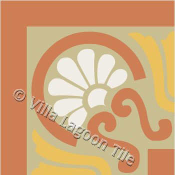 Havana Style No. 10 "Baragua" Cement Tile