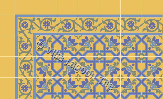 Havana Style No. 4 "Fancy" Cement Tile