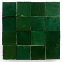 Emerald Green Zellige Tile Color, from Villa Lagoon Tile. Color Code ZL-306.