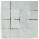 Frosted Silver Zellige Tile Color, from Villa Lagoon Tile. Color Code ZL-405.