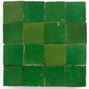 Green Apple Zellige Tile Color, from Villa Lagoon Tile. Color Code ZL-308.