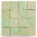 Light Green Tea Zellige Tile Color, from Villa Lagoon Tile. Color Code ZL-310.