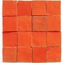 Orange Zellige Tile Color, from Villa Lagoon Tile. Color Code ZL-509.
